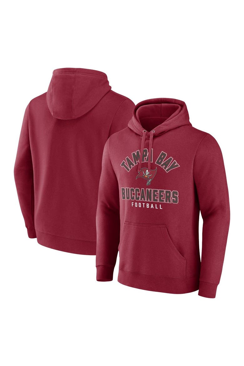 Men's Fanatics Branded  Red Tampa Bay Buccaneers Between the Pylons Pullover Hoodie, Main, color, Red