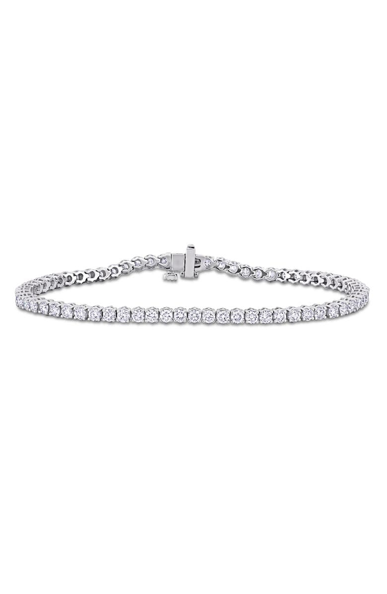 Julianna B. 3 5/8ct. t.w. Lab-Grown Diamond Tennis Bracelet 14k, Main, color, White Gold