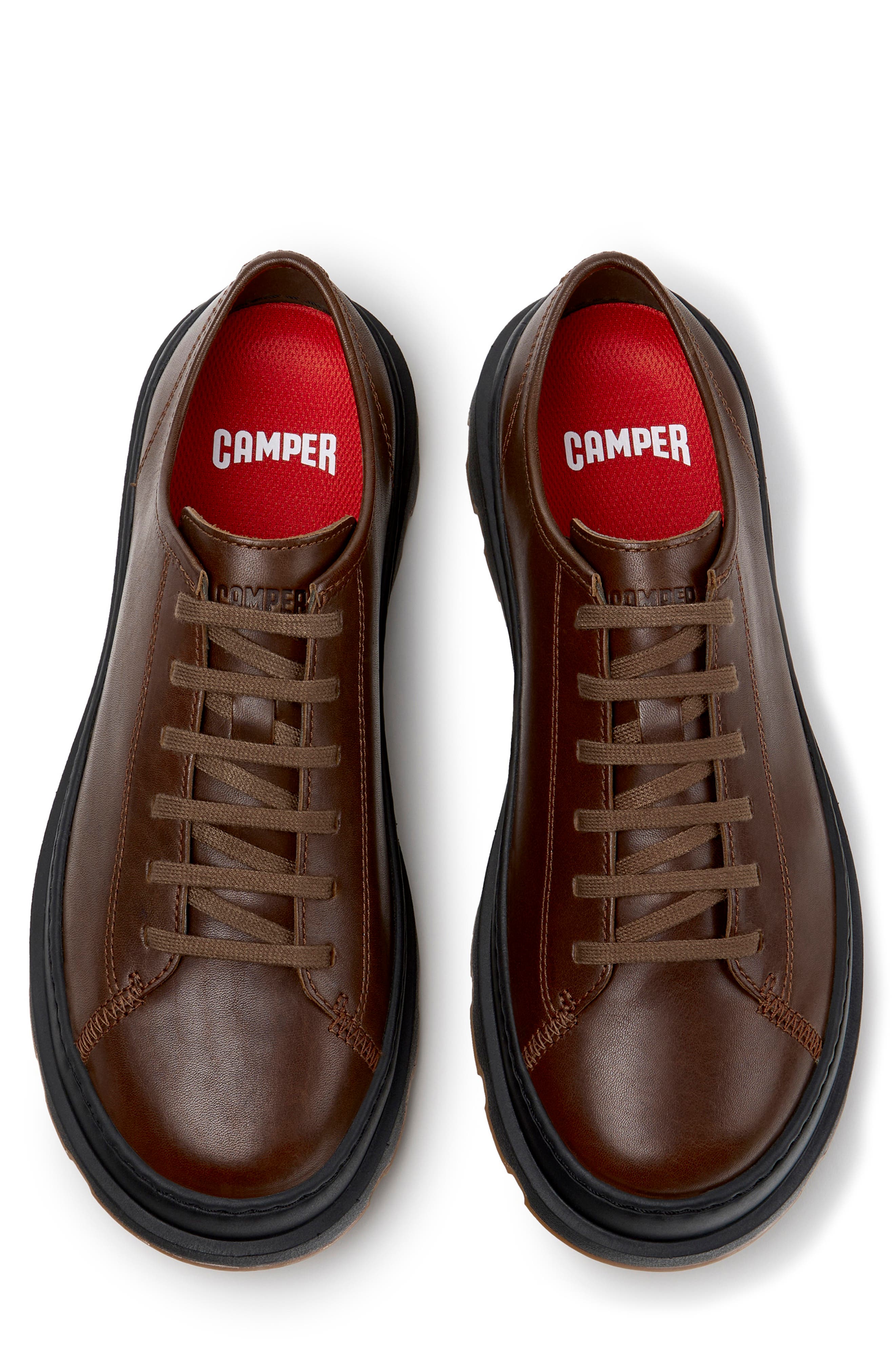 Brutus Leather Plain Toe Shoe, Alternate, color, MEDIUM BROWN