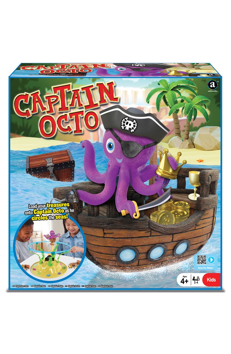 Ambassador Games Captain Octo Kids Strategy Game, Main, color, Multicolored