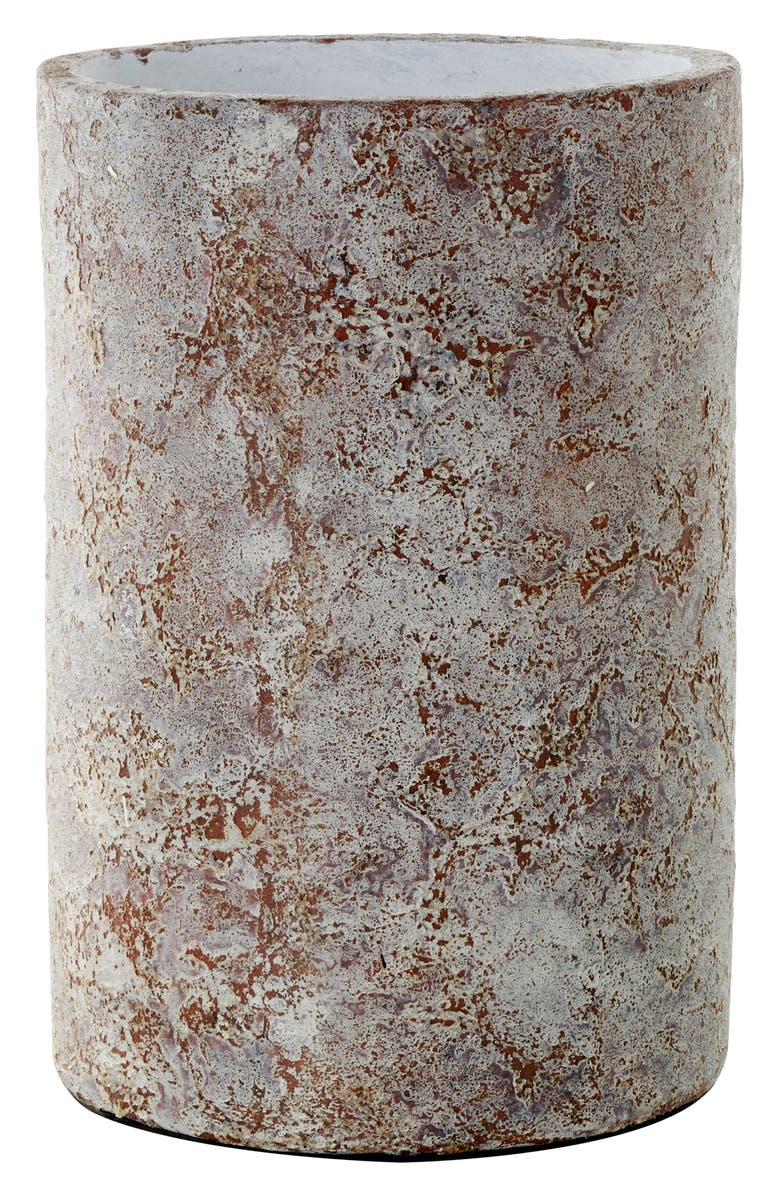 GINGER BIRCH STUDIO Speckled Terracotta Vase, Alternate, color, Brown