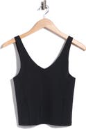 90 DEGREE BY REFLEX Air Glide V-Neck Performance Crop Tank
