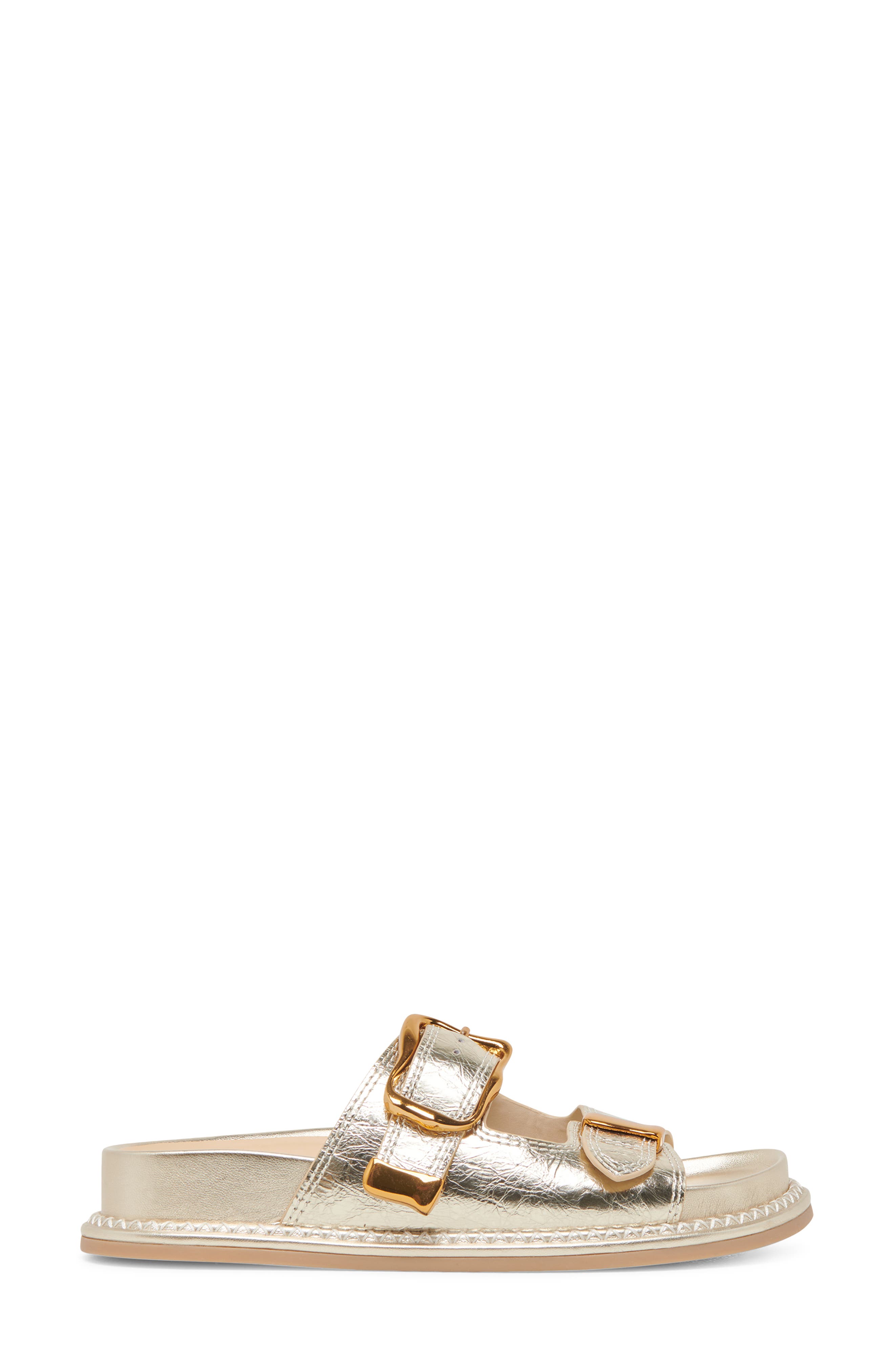 Sevana Two Strap Sandal, Alternate, color, LIGHT GOLD DISTRESSE