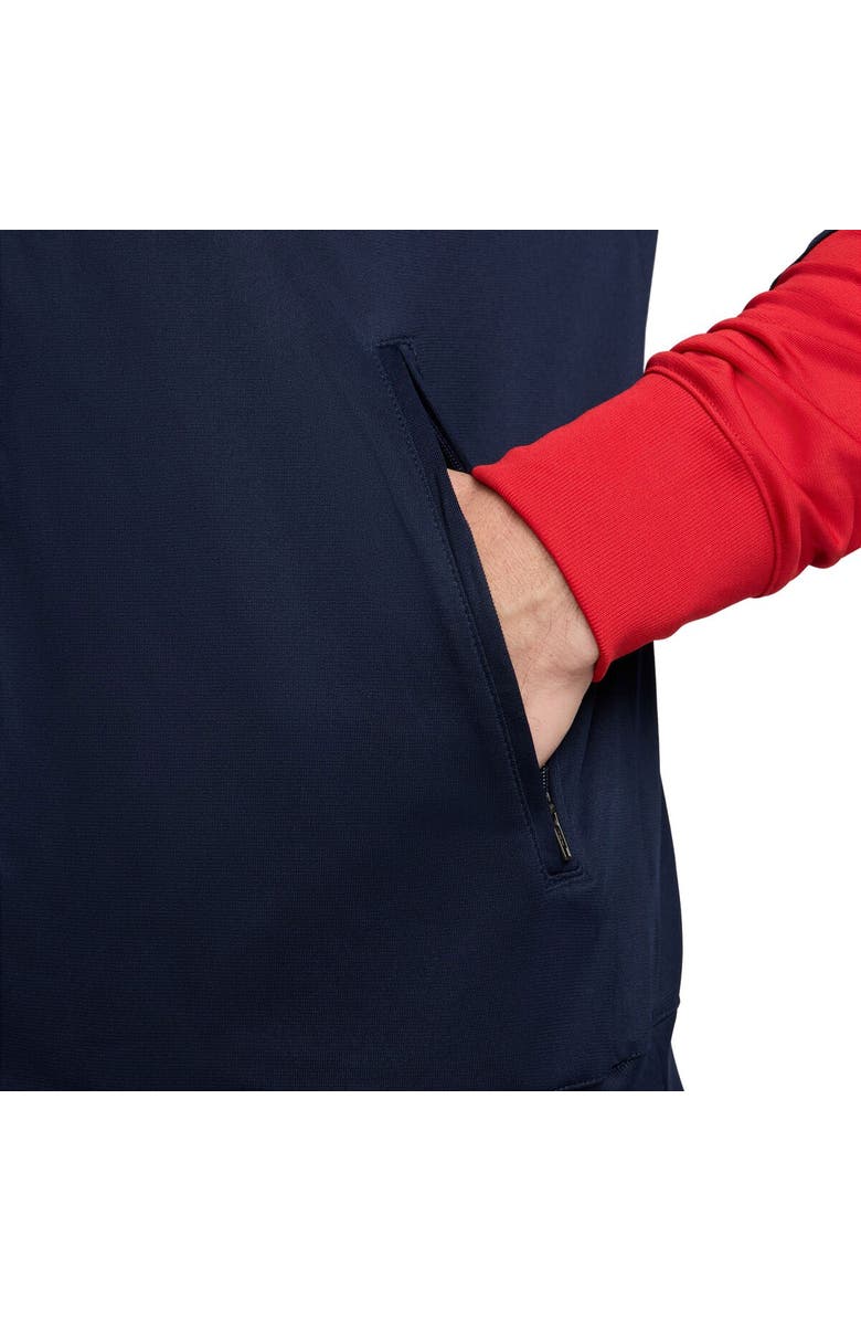 Nike Men's Nike Navy USMNT 2024 Strike Performance Hoodie Track Jacket, Alternate, color,