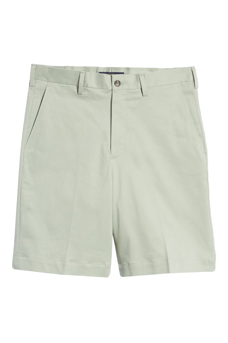 Men's Classic Flat Front Chino Shorts, Alternate, color, SAGE