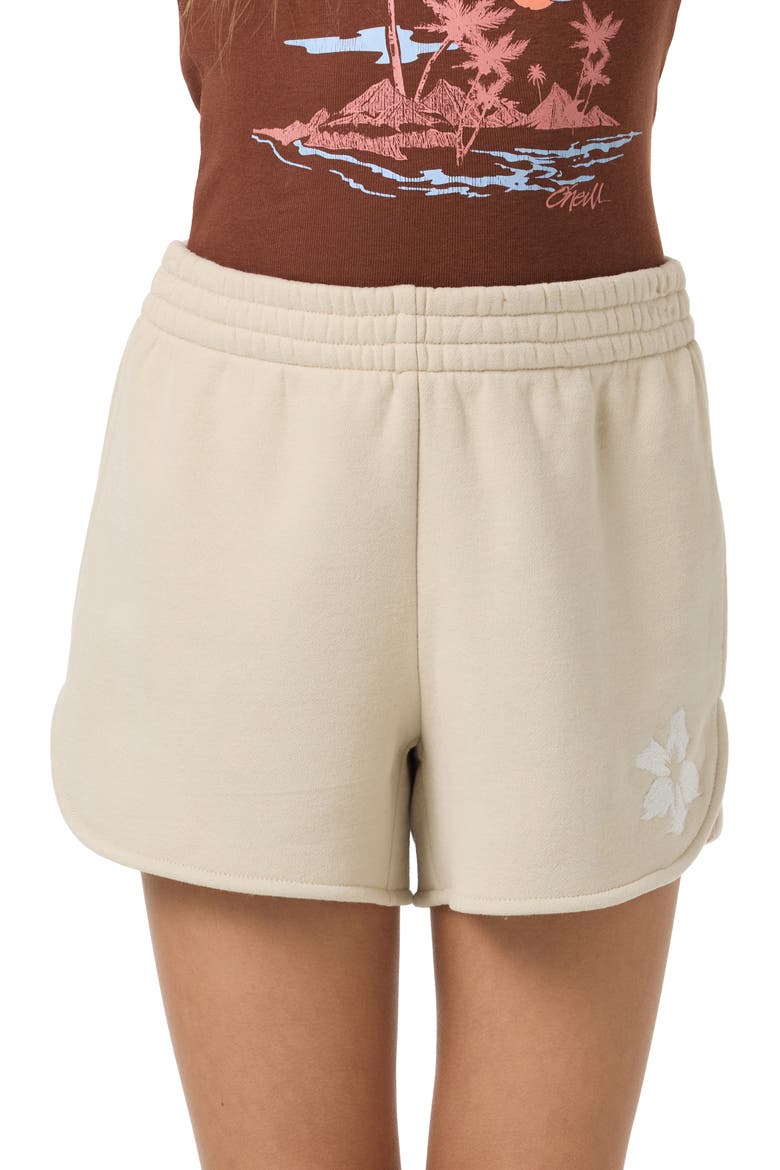 Kids' Tropic Melt Scallop Shorts, Alternate, color, LIGHT KHAKI