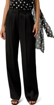 Lilysilk Double Faced Charmeuse Silk Straight Leg Pants