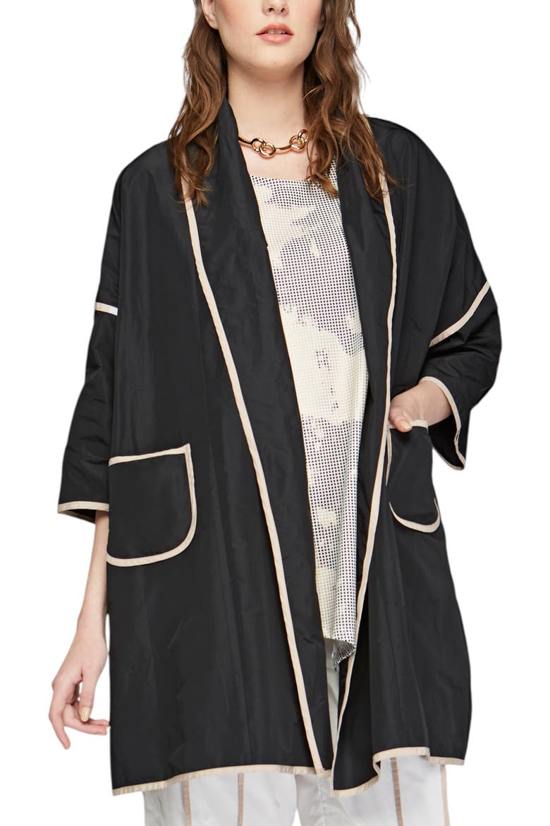 Seraph Memory Taffeta Duster, Main, color, Black