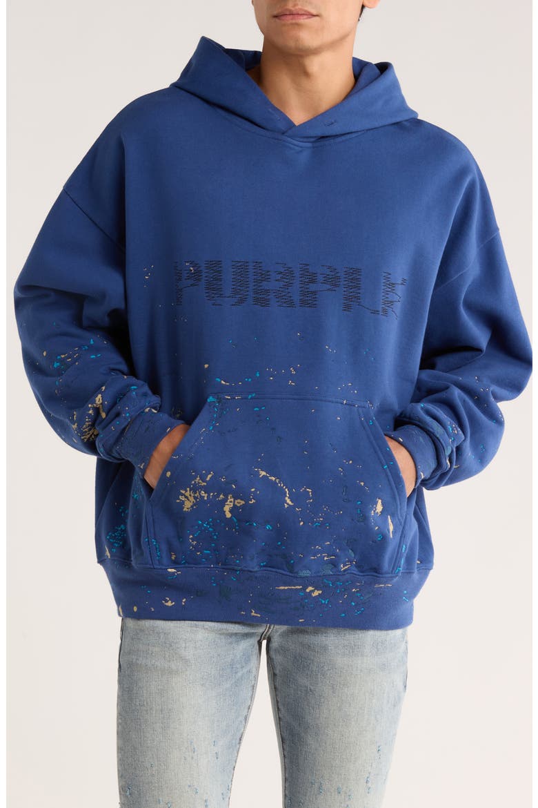 MWT Graphic Hoodie, Main, color, BLUE