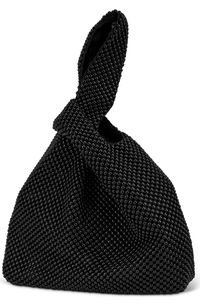 Jessica McClintock Logan Beaded Handbag, Alternate, color, Black