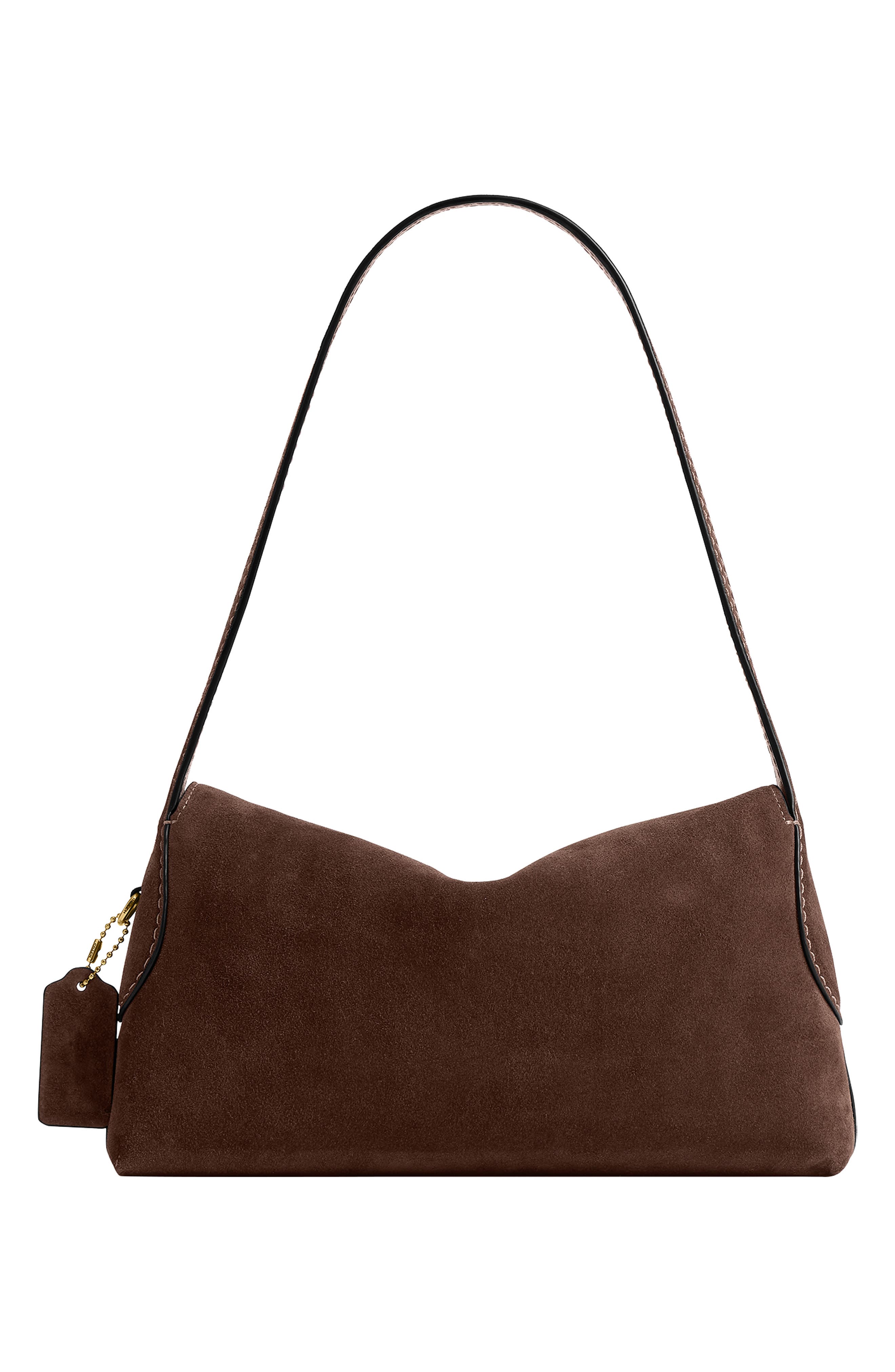 Chelsea 26 Leather Shoulder Bag, Alternate, color, B4/ DARK CHOCOLATE
