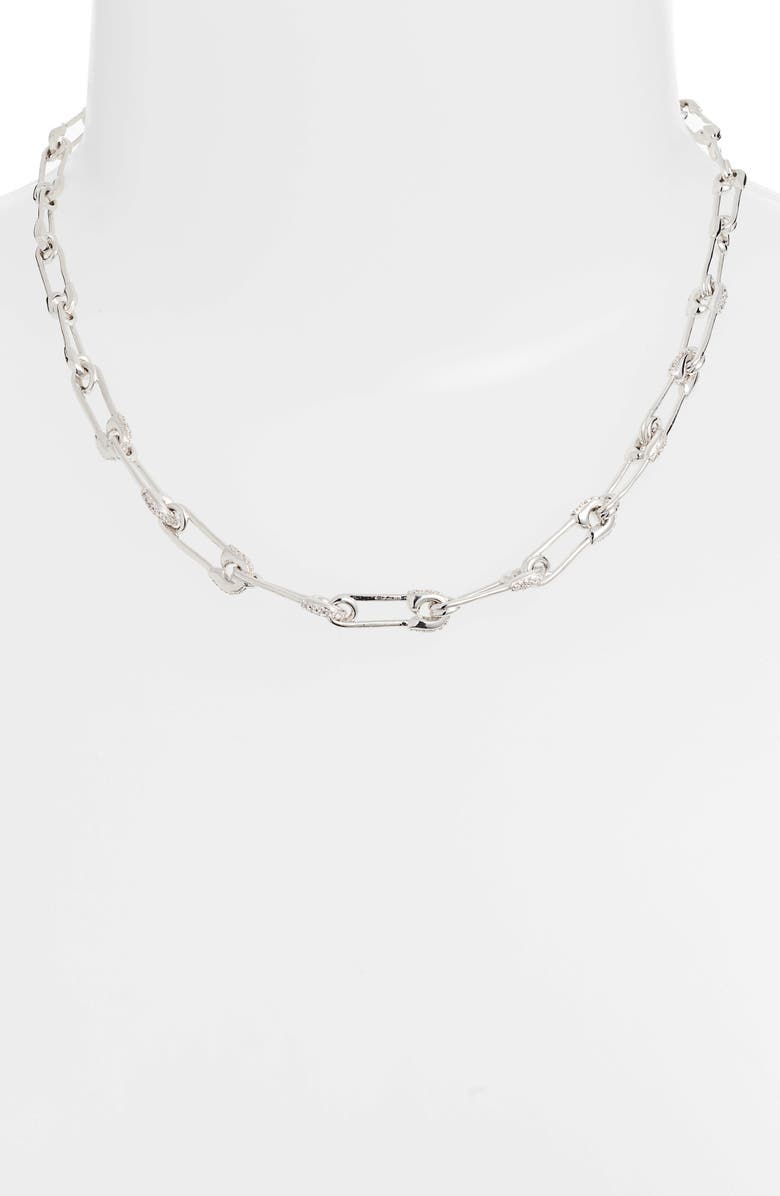 Melinda Maria Safety Pin Choker Necklace, Alternate, color,