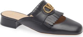 VLOGO Kiltie Loafer Mule