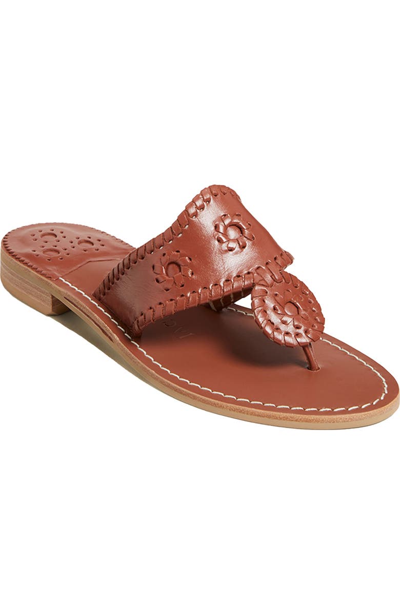 Jack Rogers Jacks Natural Flip Flop, Main, color,