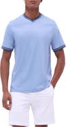 Bugatchi Pima Cotton V-Neck T-Shirt