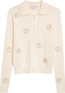 Stine Goya Embellished Shell Appliqué Cardigan