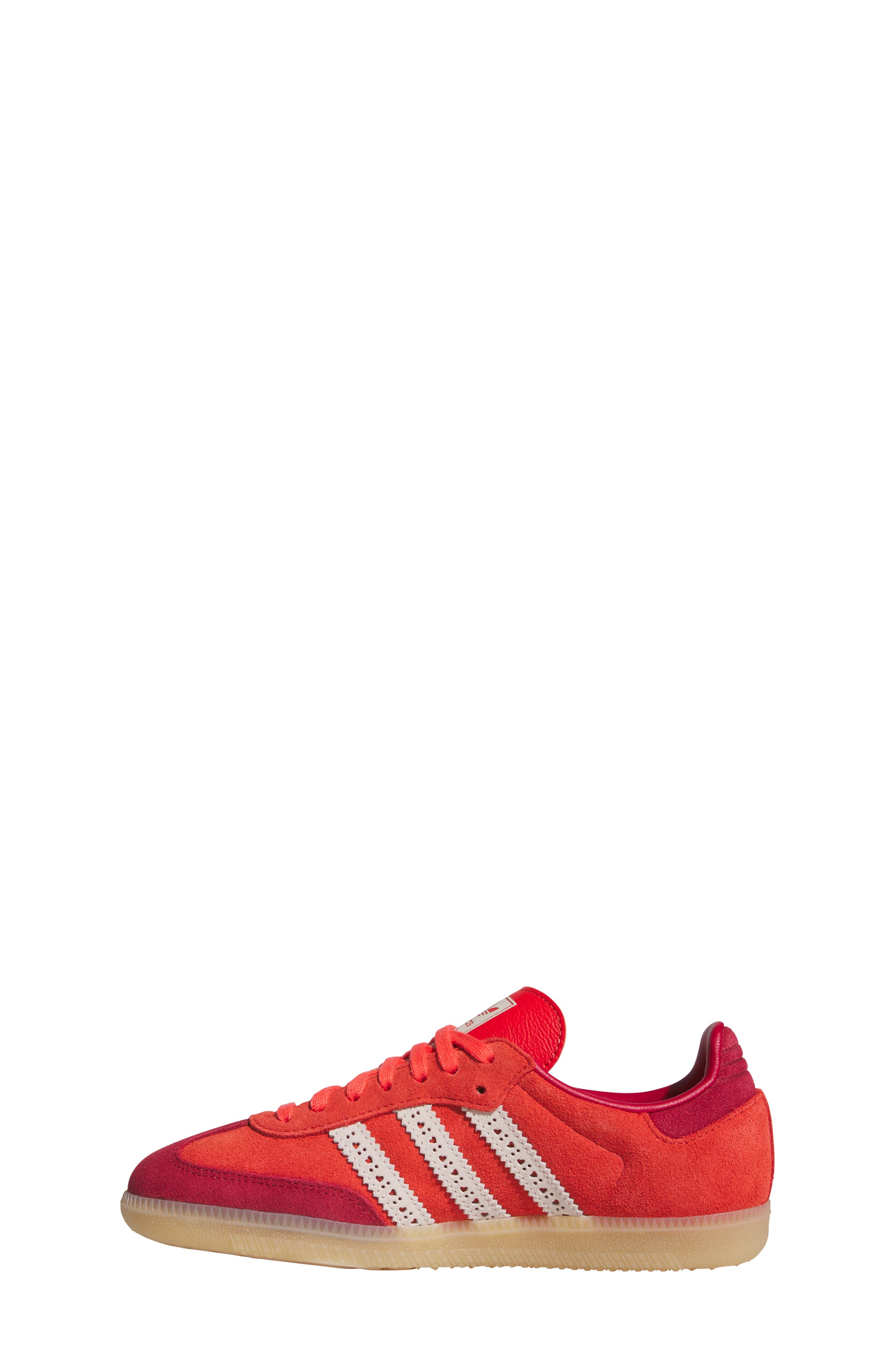 adidas Kids' Samba OG Sneaker, Alternate, color, Bright Red