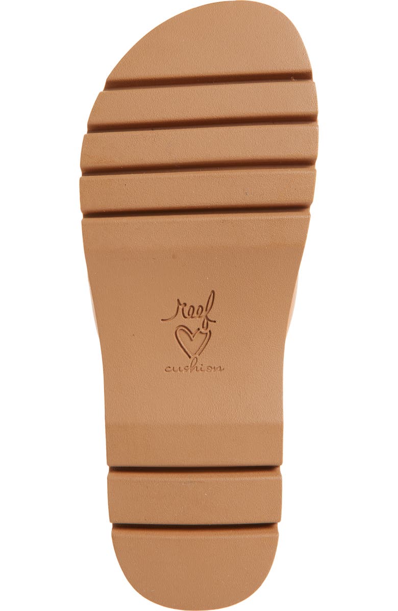 Reef Horizon 2.5 Luca Platform Slide Sandal, Alternate, color, Natural