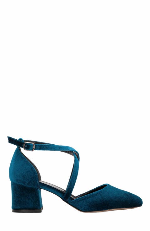 Dolly Low Block Heel Pumps