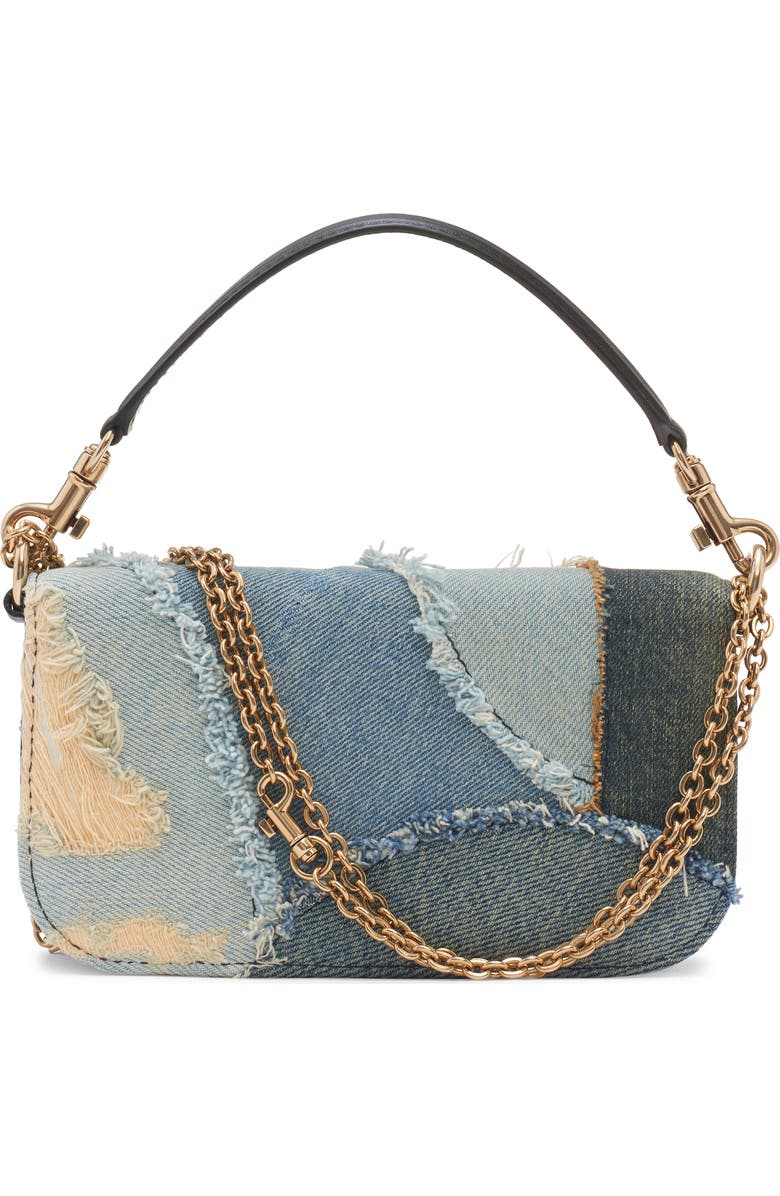 Dolce&Gabbana 3.5 Patchwork Denim Shoulder Bag, Alternate, color,