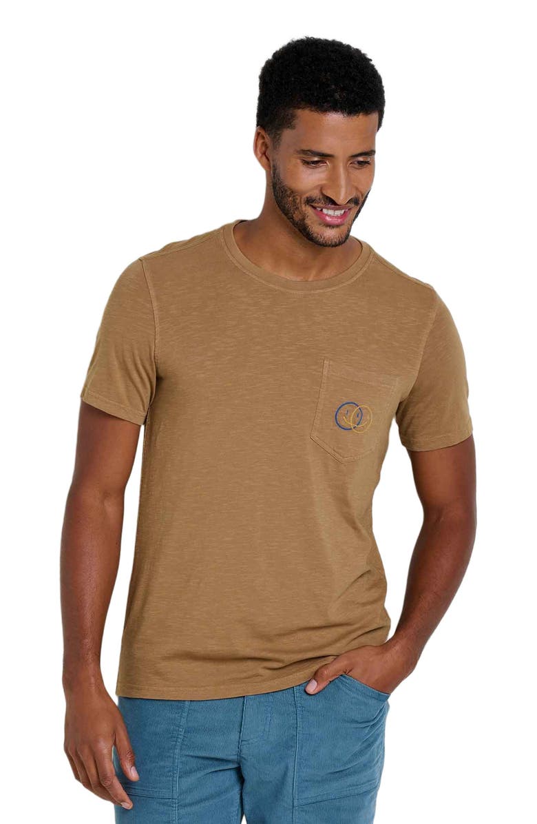 Toad & Co Men's Primo Short Sleeve Crew Embroidered, Alternate, color, 