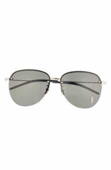 61mm Aviator Sunglasses