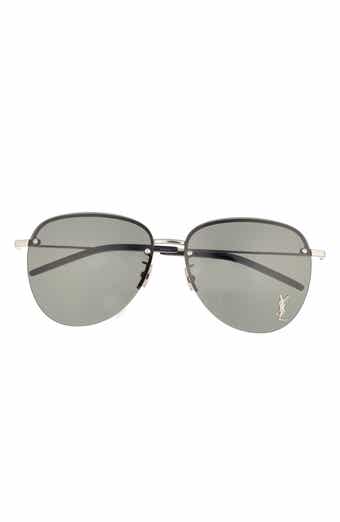 61mm Aviator Sunglasses