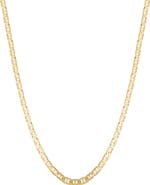 ATHRA LUXE Diamond Cut Link Necklace