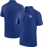 Nike Men's Nike Royal New York Giants Sideline Coaches Performance Polo