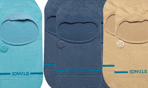 Stance Icon 3-pack No-show Liner Socks In Multi