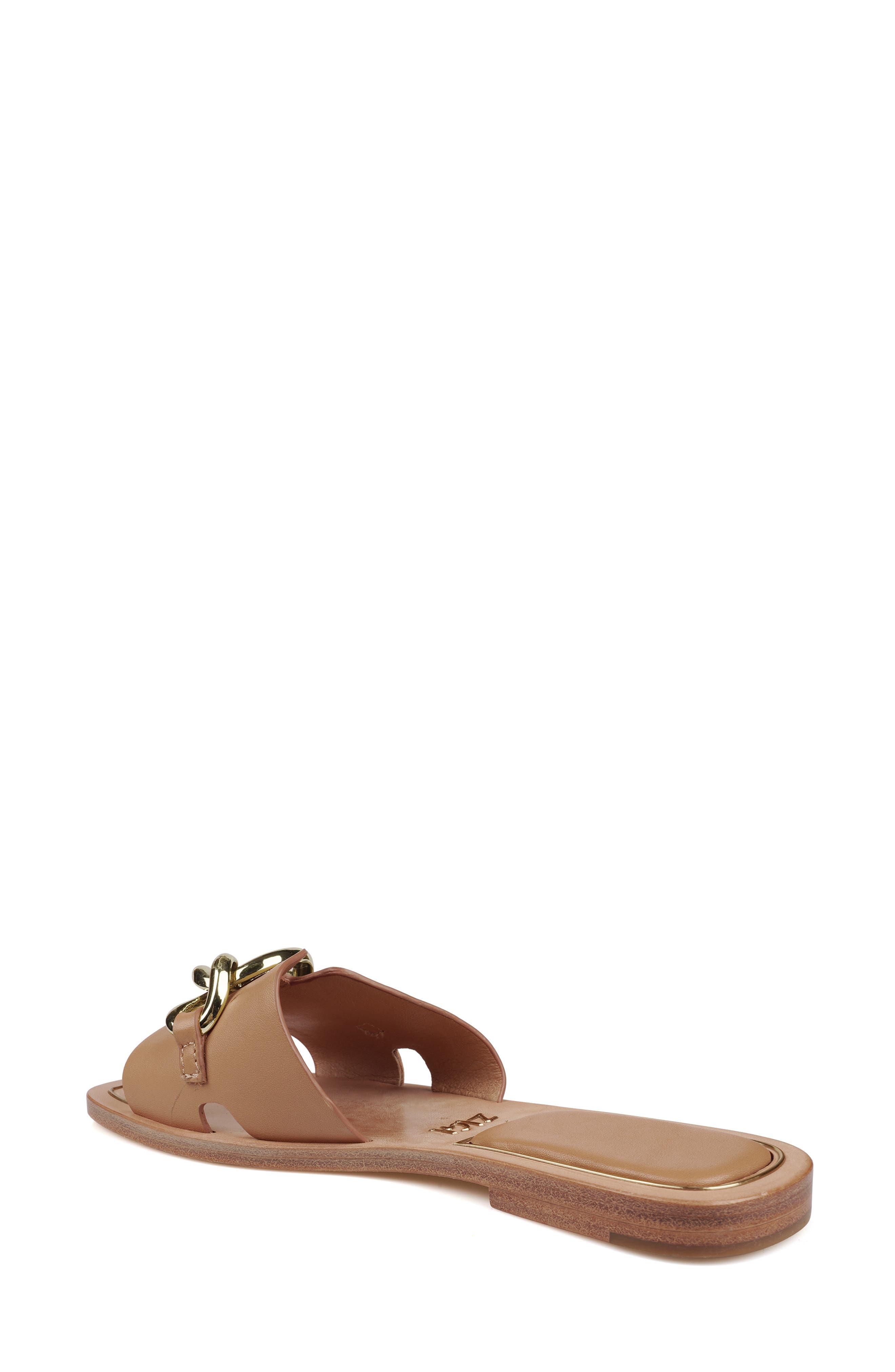 Nelissa Slide Sandal, Alternate, color, NUDE LTHR
