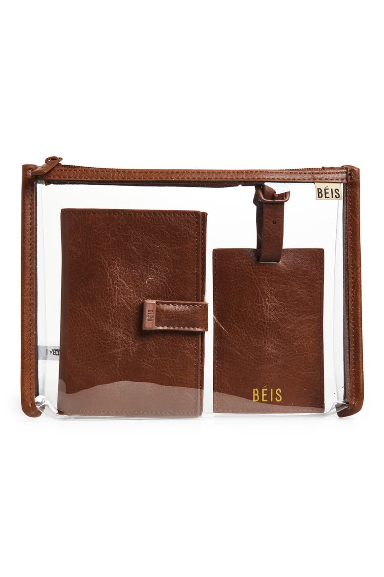 The Passport Holder & Luggage Tag Set, Main, color, MAPLE