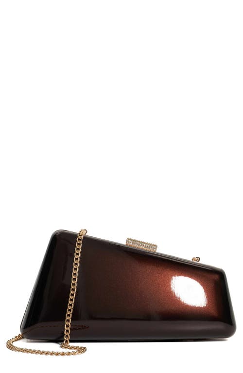 Dune London Balancing Frame Clutch In Brown