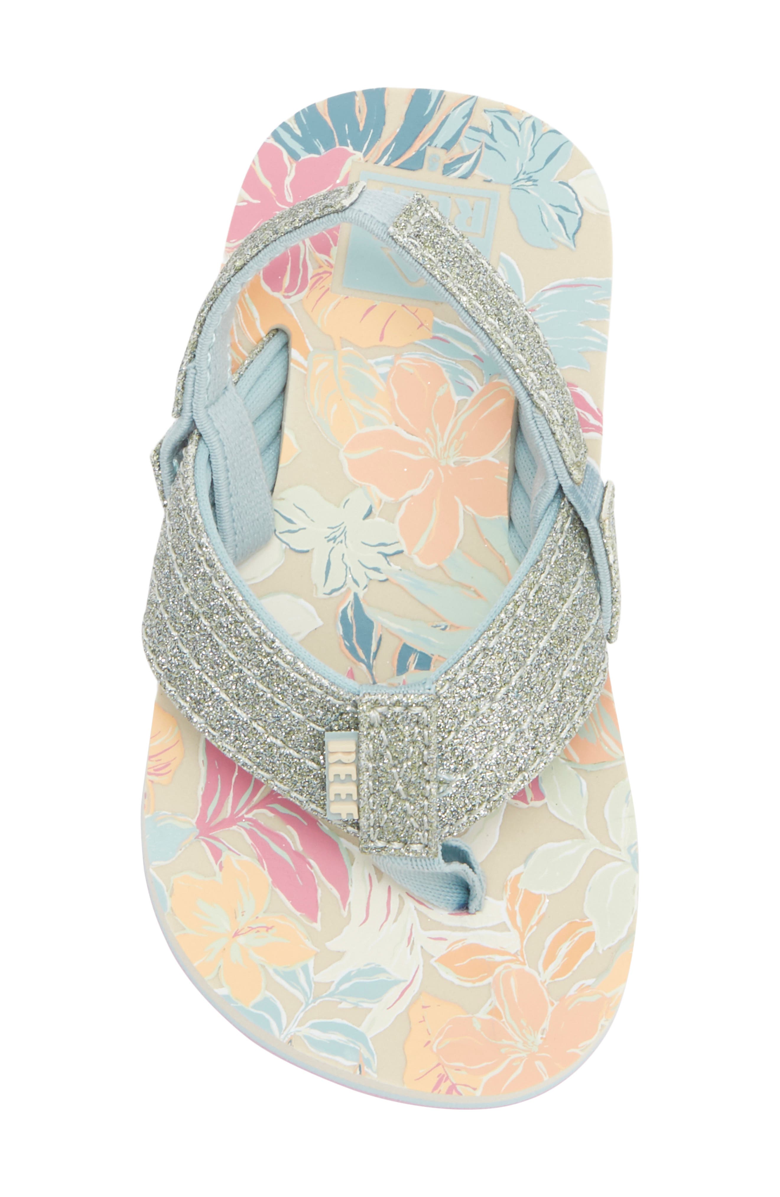 Reef Kids' Little Ahi Flip Flop Sandal, Alternate, color, Tropical Floral
