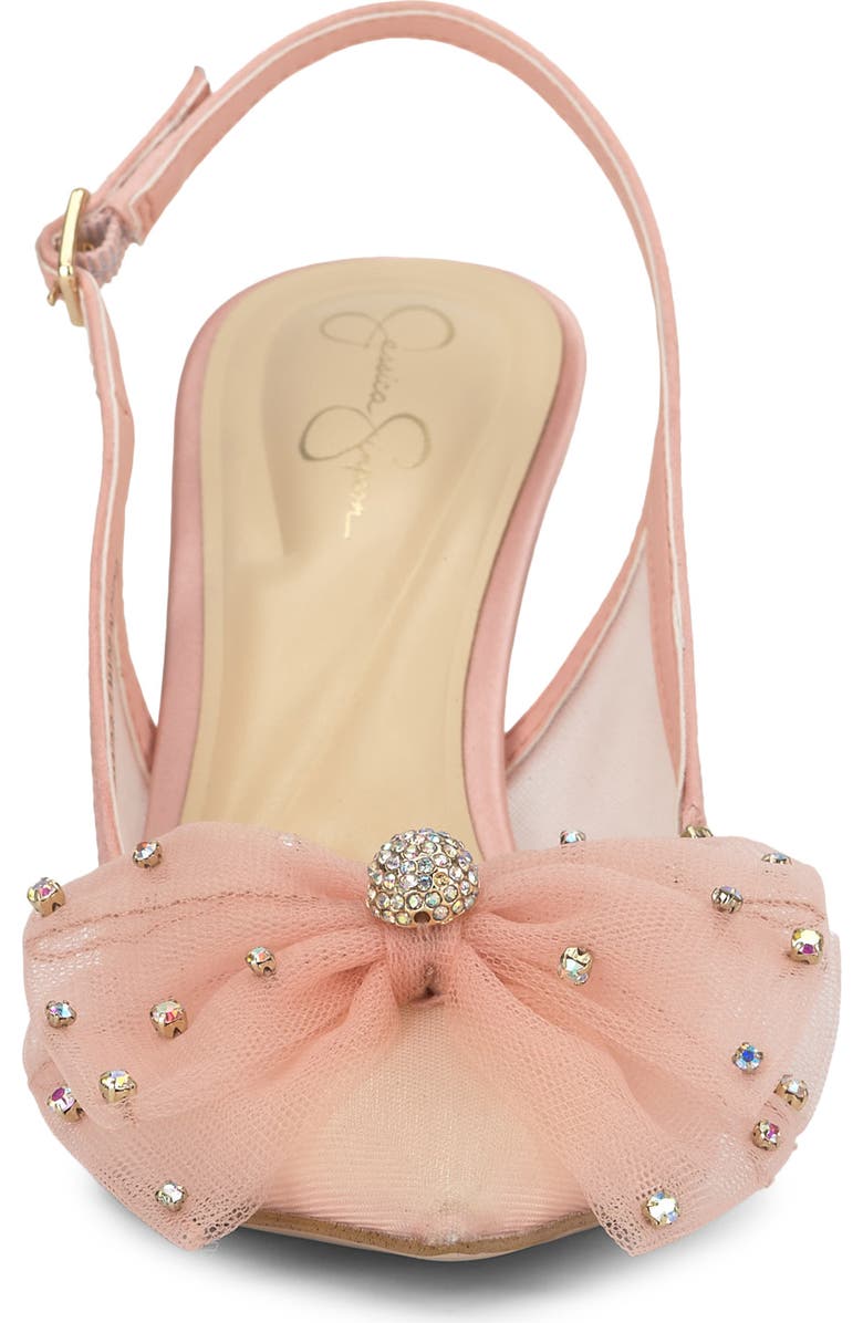 Jessica Simpson Lavilra Slingback Pointed Toe Pump, Alternate, color, Red 01