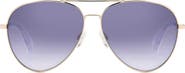 rag & bone 59mm Aviator Sunglasses