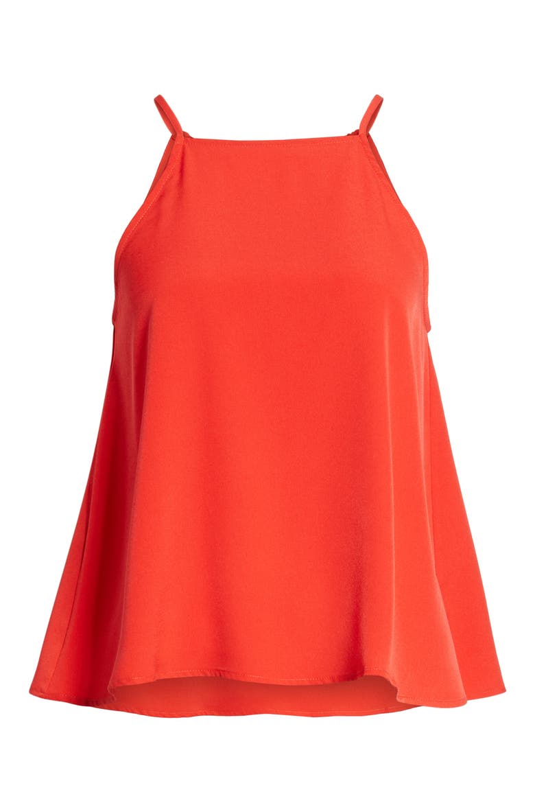 Square Neck Tank Top, Alternate, color, RED SAGE