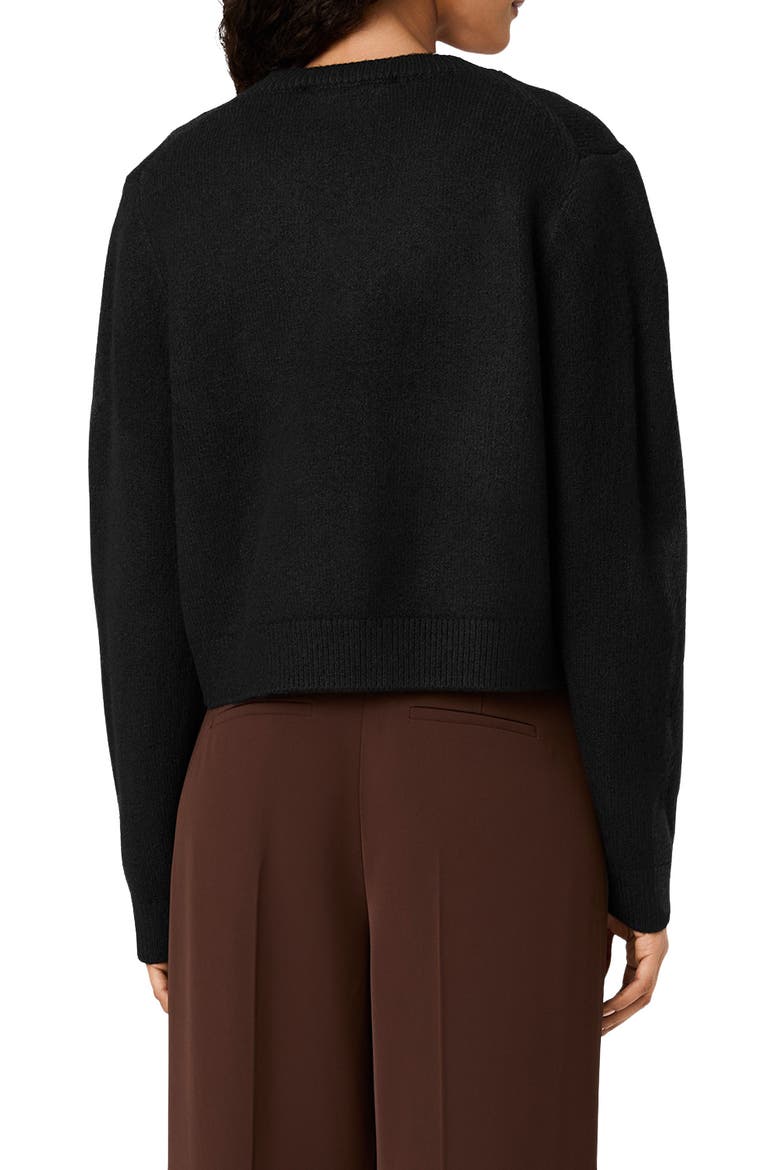 Suzie V-Neck Sweater, Alternate, color, BLACK