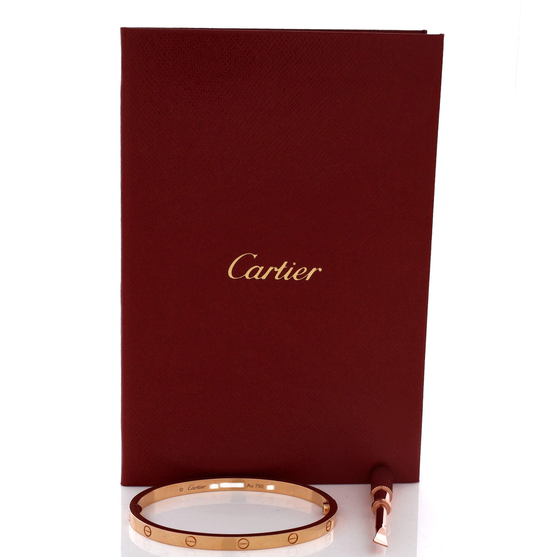 Love Bracelet 18K Rose Gold Small, Alternate, color, Metallic Gold