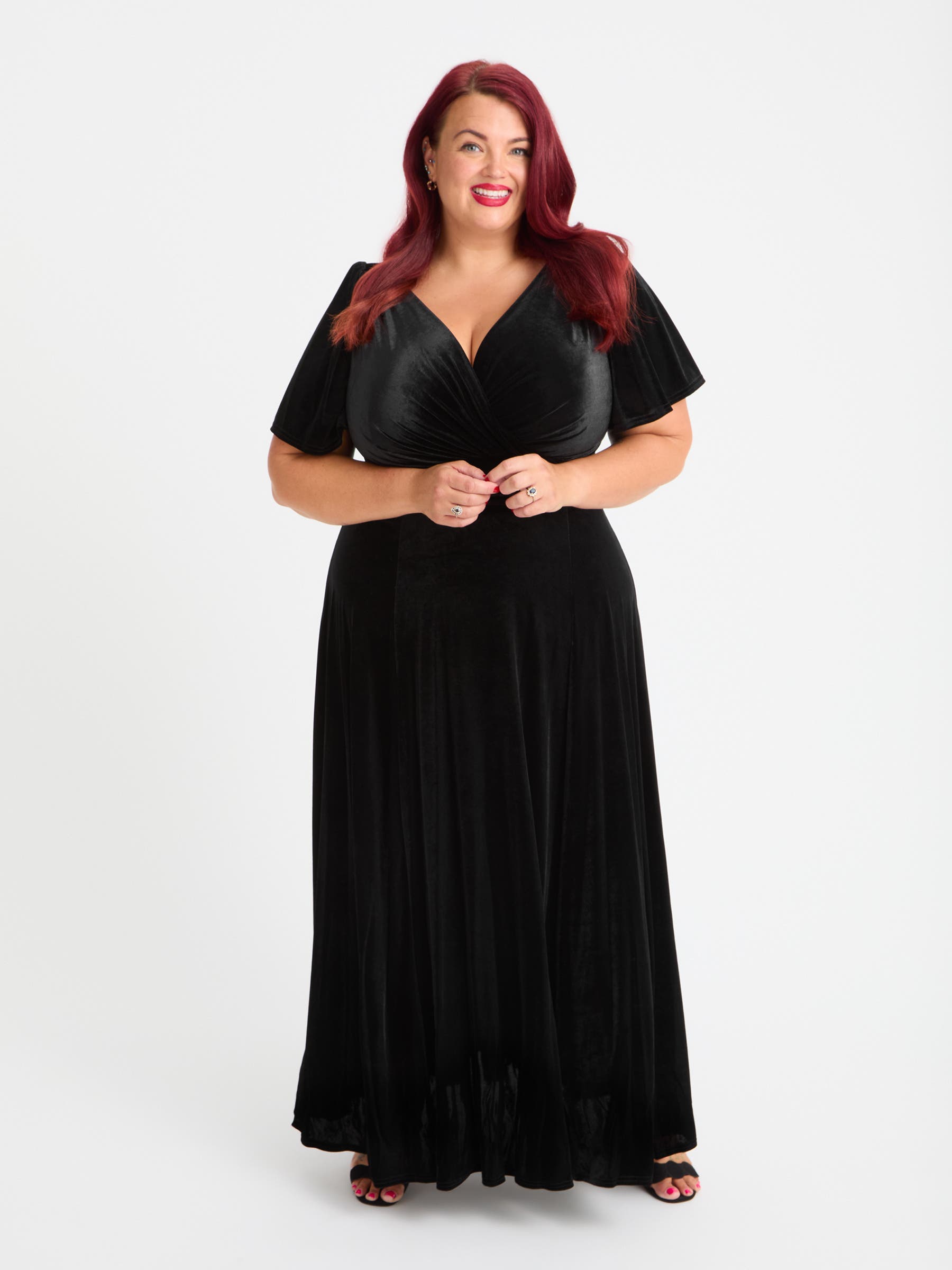 Black Panne Velvet