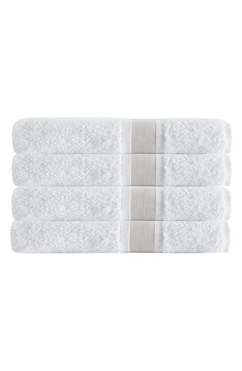 Unique Turkish Cotton Hand Towel 4-Piece Set