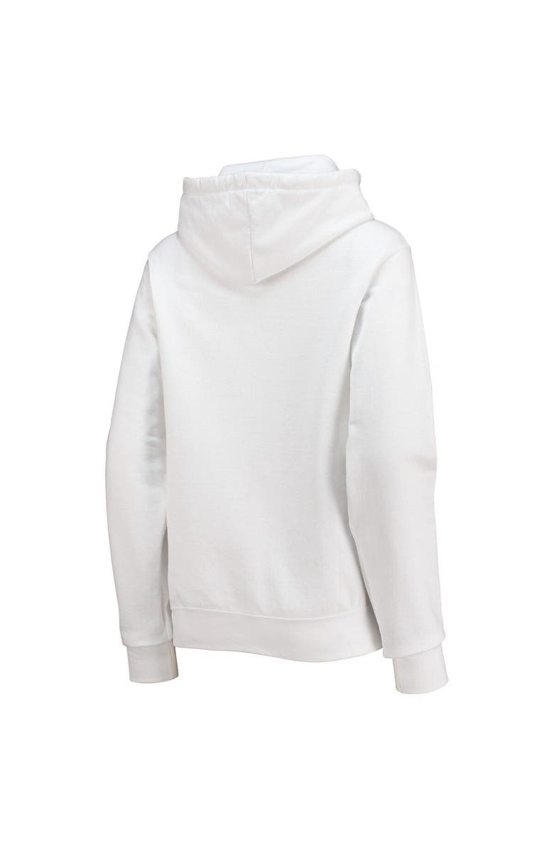 WEAR by Erin Andrews Women's WEAR by Erin Andrews White Washington Commanders Fleece Pullover Hoodie, Alternate, color, White