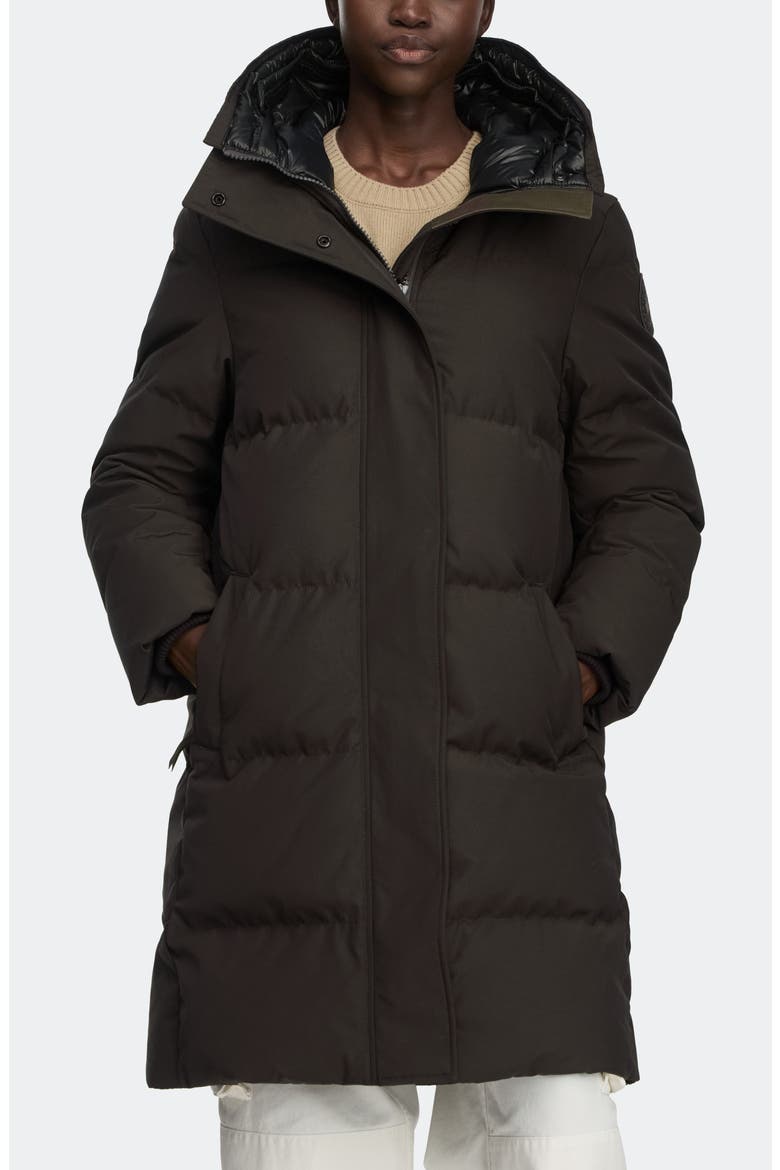 Louise Hooded Parka, Main, color, ARABICA-ARABICA