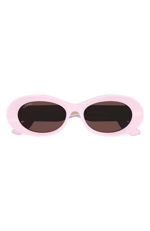 54mm Oval Sunglasses