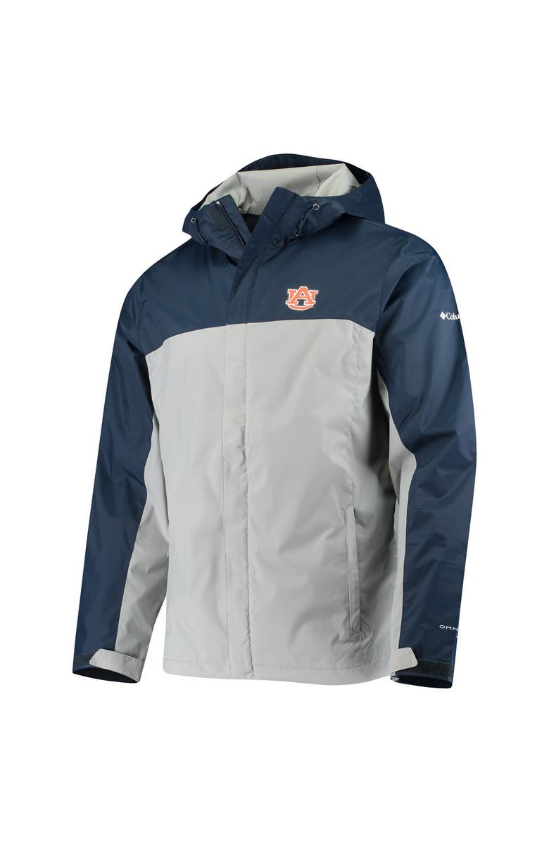 Columbia Men's Columbia Gray/Navy Auburn Tigers Glennaker Storm Full-Zip Jacket, Alternate, color, 