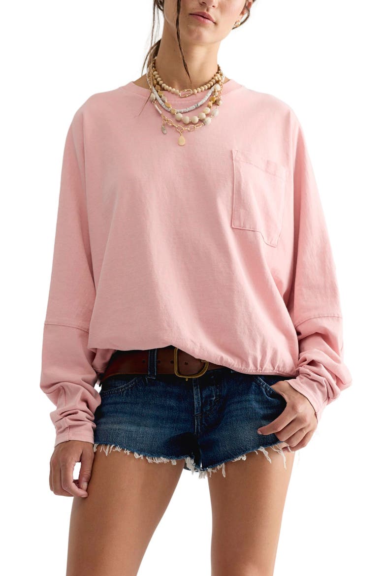 Epic Long Sleeve T-Shirt, Main, color, PEACH SKIN