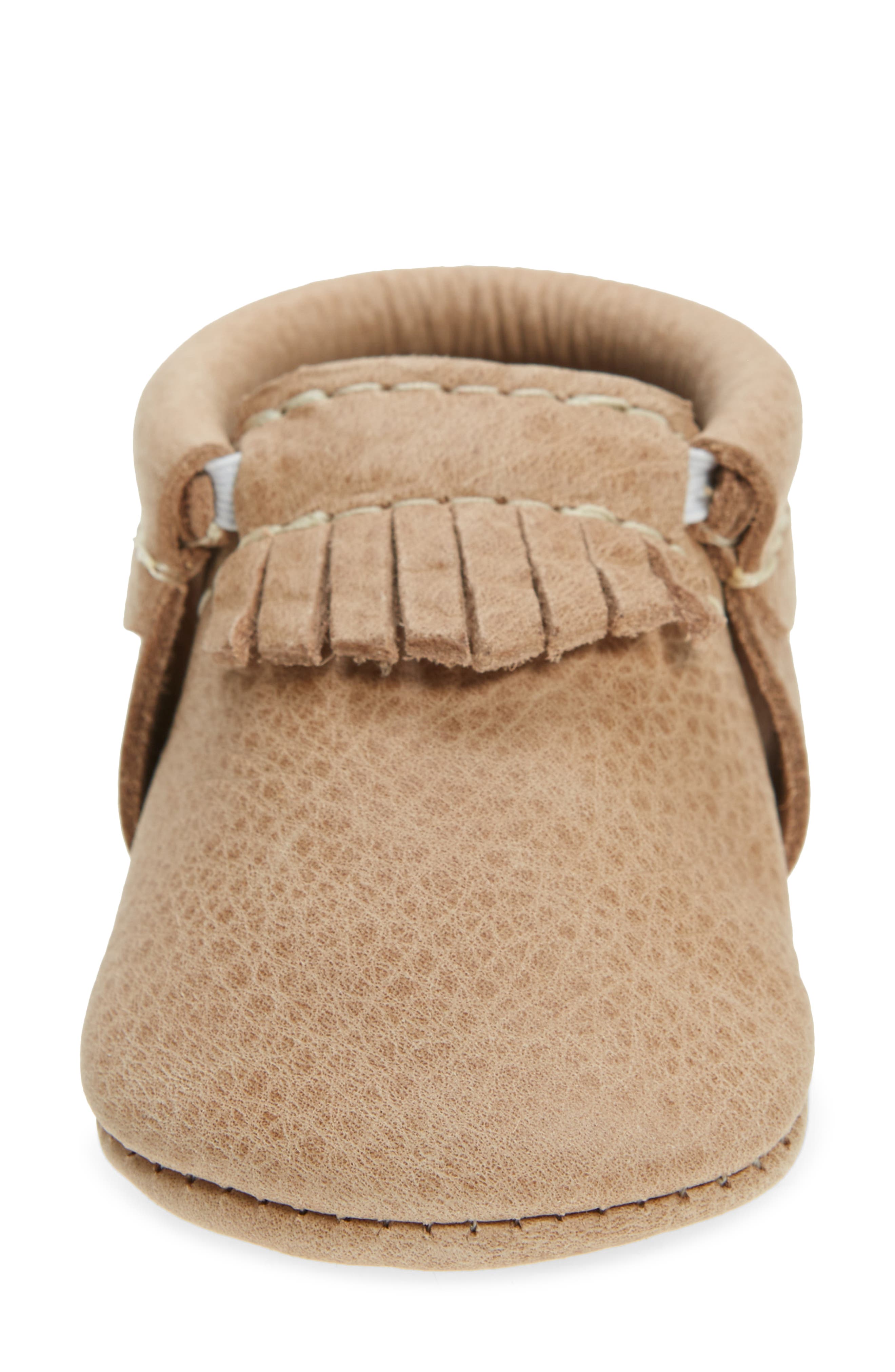 City Crib Shoe, Alternate, color, WEATHERED BROWN LEATHER