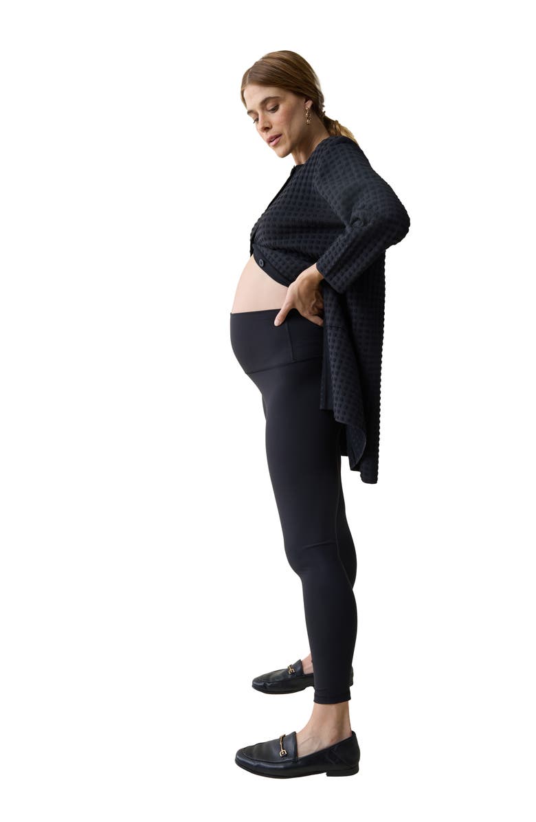 Ingrid & Isabel The All-Stage Forever Black Maternity + Postpartum Legging, Alternate, color, Black