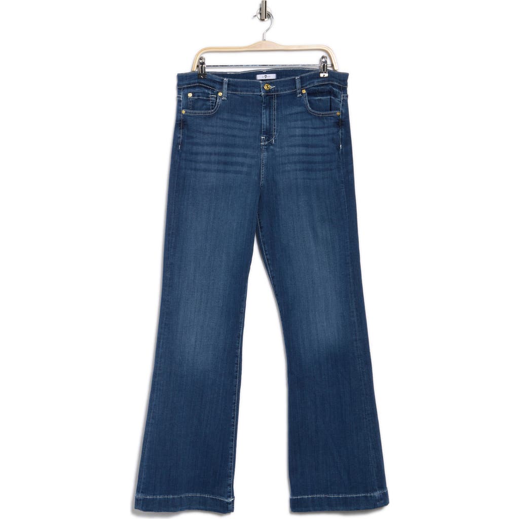 7 For All Mankind Dojo Tailorless Bootcut Jeans In Dragonfly