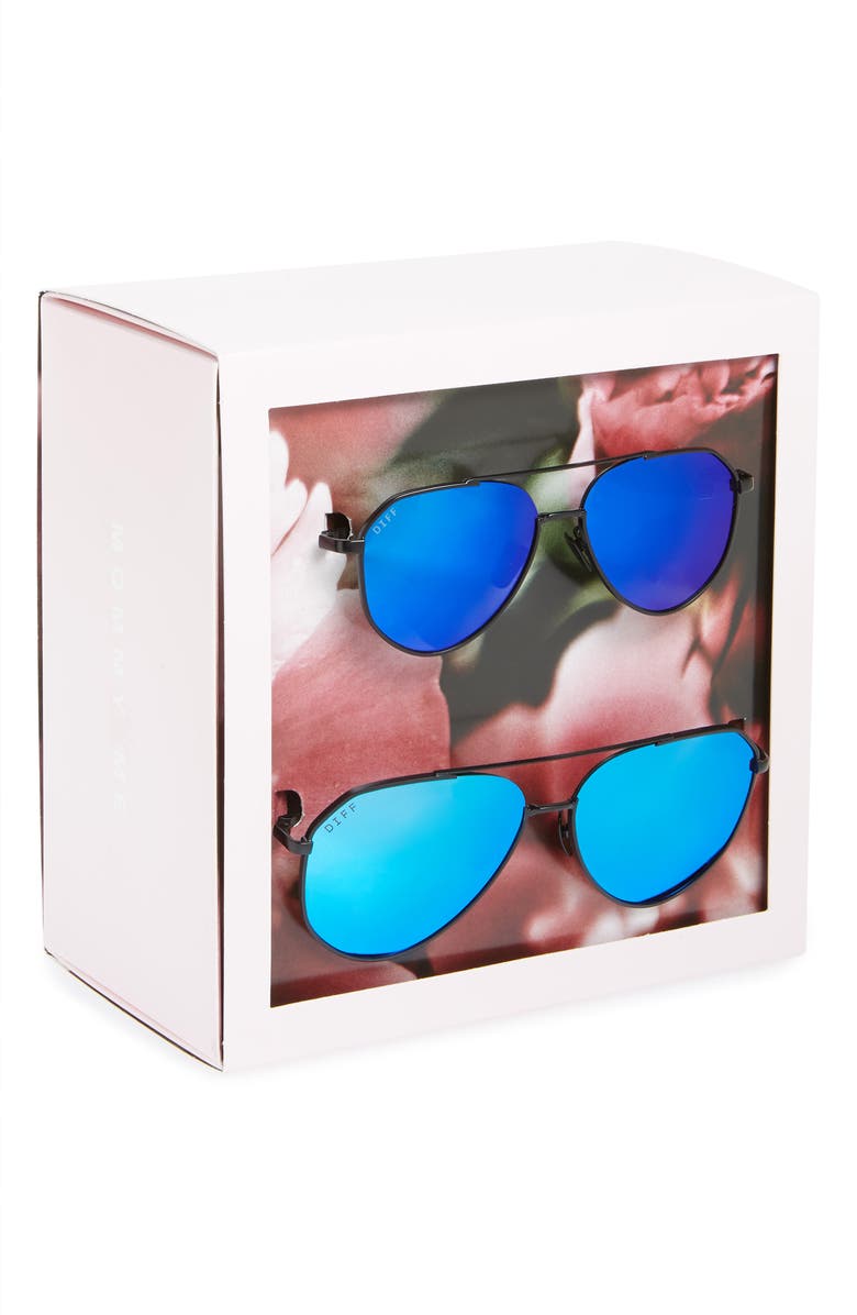 DIFF Mommy & Me Dash 2-Pack Aviator Sunglasses, Alternate, color,